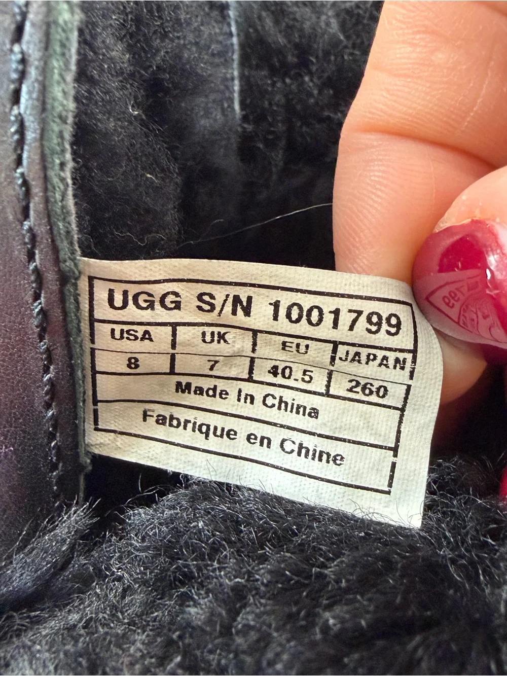 UGG Butte Waterproof Leather Winter Snow Boots Men’s 8 Women’s 9.5 Unisex